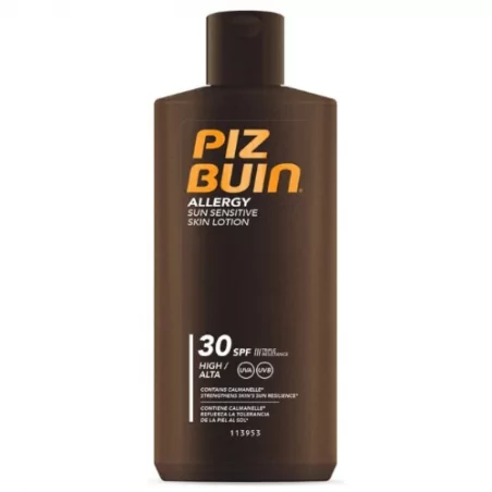 Mléko na opalování pro citlivou pokožku Allergy SPF 30 (Sun Sensitive Skin Lotion) Piz Buin - 200 ml