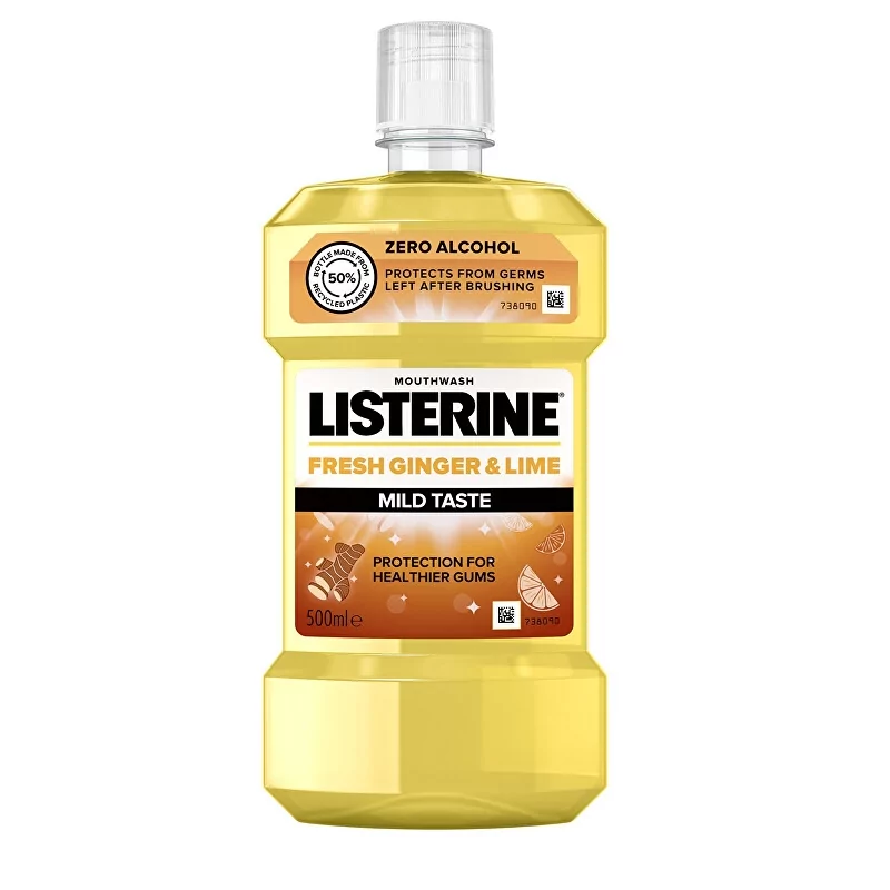 Ústní voda Fresh Ginger & Lime Mild Taste Listerine - 500 ml