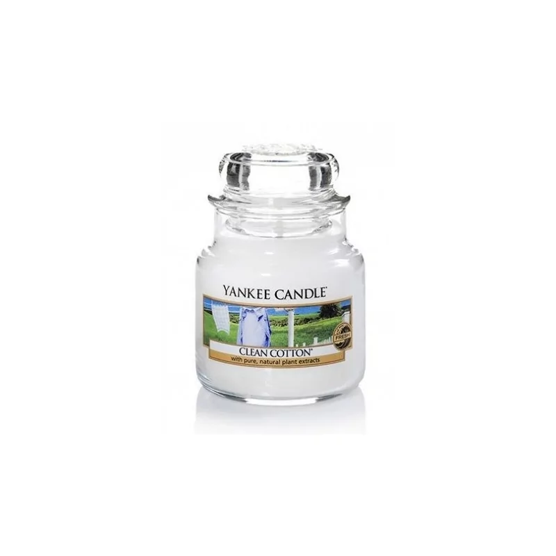 Vonná svíčka Classic malý Clean Cotton Yankee Candle - 104 g