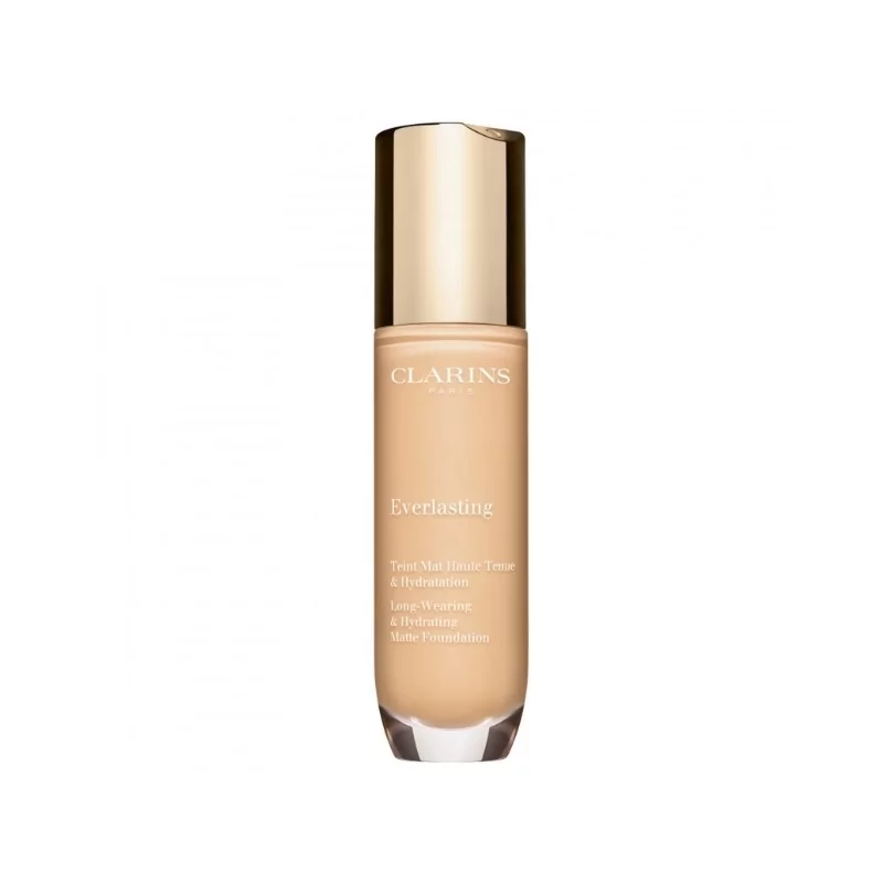 Dlouhotrvající hydratační make-up s matným efektem Everlasting (Long-Wearing & Hydrating Matte Foundation ) Clarins / Odstín: 10