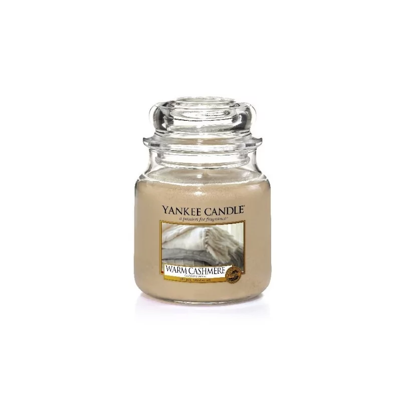 Aromatická svíčka střední Warm Cashmere Yankee Candle - 411 g