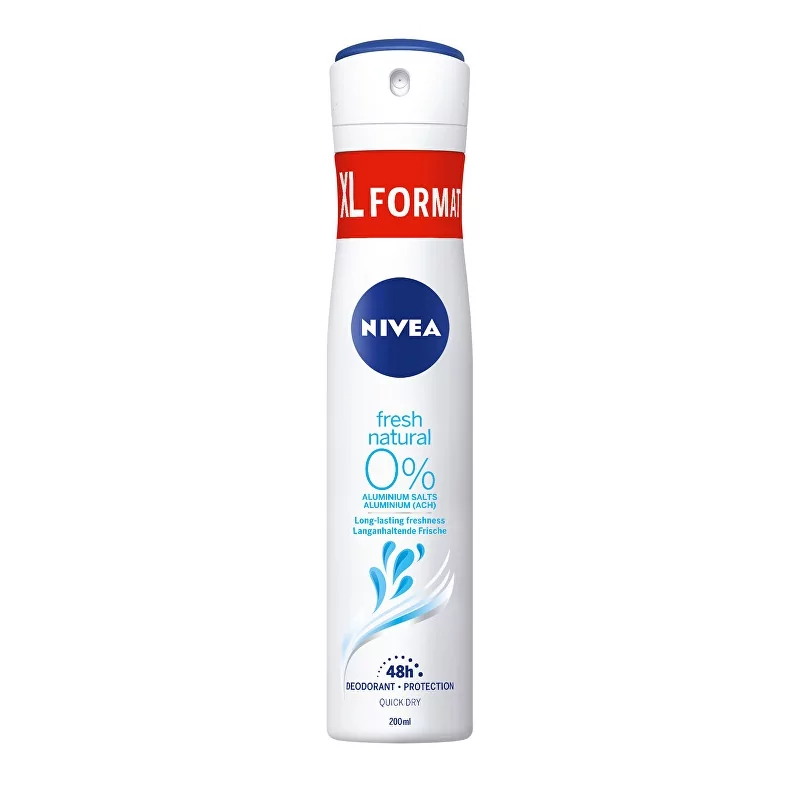 Deodorant ve spreji Fresh Natural Nivea - 200 ml