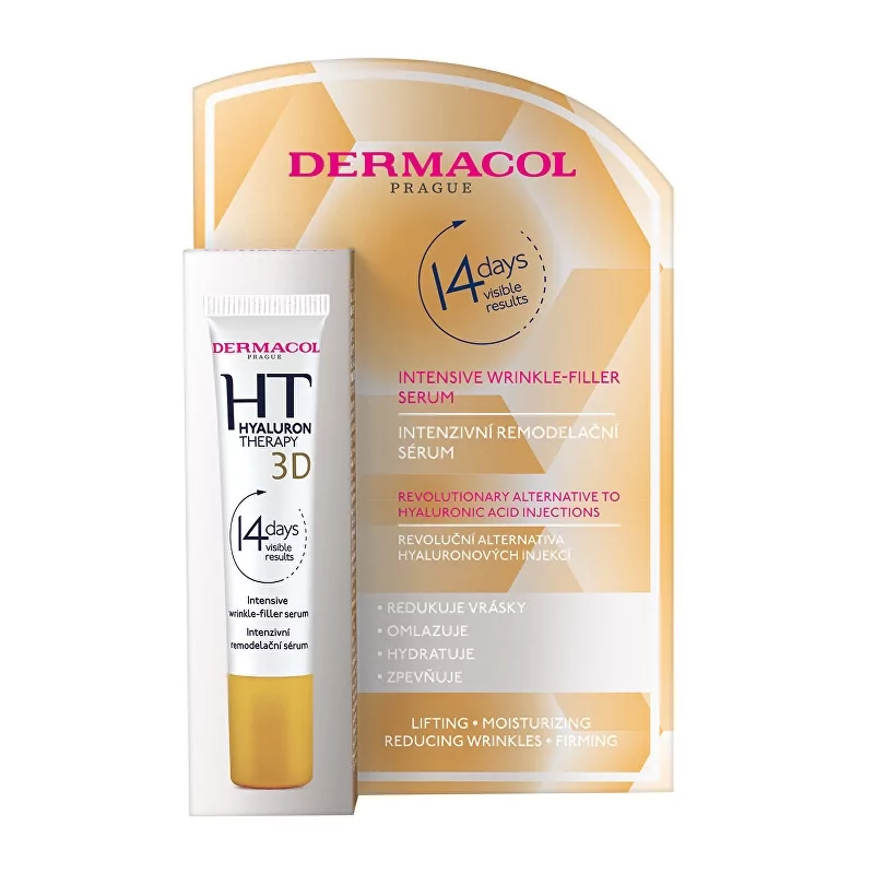 Remodelační protivráskové sérum 3D Hyaluron Therapy (Intensive Wrinkle-Filler Serum) Dermacol - 12 ml