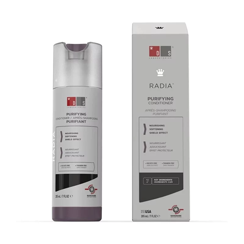 Kondicionér pro citlivou pokožku hlavy Radia (Purifying Conditioner) DS Laboratories - 205 ml