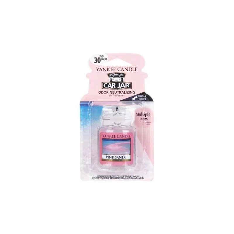 Luxusní visačka do auta Pink Sands Yankee Candle - 1 ks