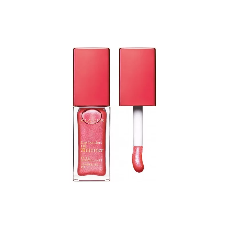 Třpytivý olej na rty Lip Comfort Oil Shimmer Clarins / Odstín: 01 Sequin Flares - 7 ml