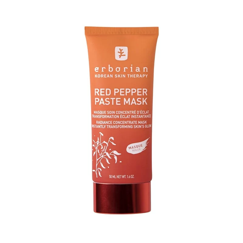 Rozjasňující a energizující pleťová maska Red Pepper Paste Mask (Radiance Concentrate Mask) Erborian - 50 ml