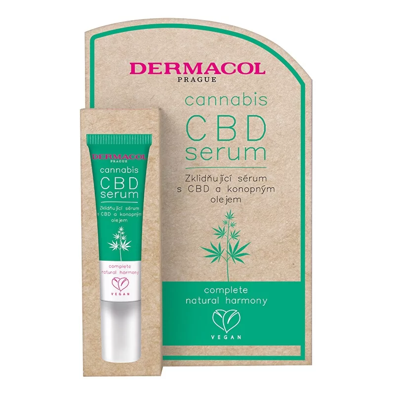 Zklidňující pleťové sérum s CBD a konopným olejem Cannabis (CBD Serum) Dermacol - 12 ml