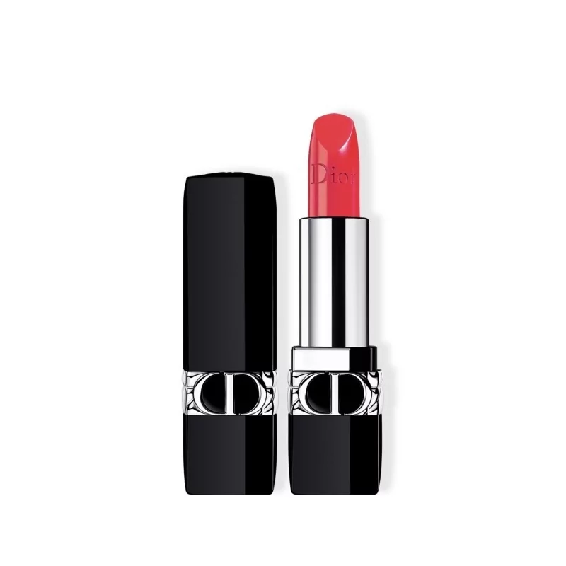 Dlouhotrvající plnitelná rtěnka Rouge Dior Satin 3,5 g / Dior / Odstín: 028 Actrice