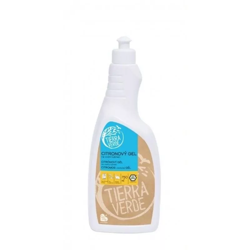 Citronový gel na vodní kámen odstraňující usazeniny Tierra Verde - 750 ml