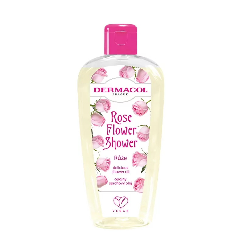 Opojný sprchový olej Růže Flower Shower (Delicious Shower Oil) Dermacol - 200 ml