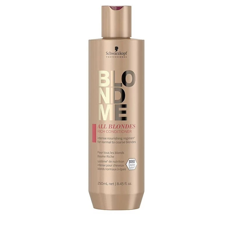 Vyživující kondicionér pro normální a silné blond vlasy All Blondes (Rich Conditioner) Schwarzkopf Professional - 250 ml