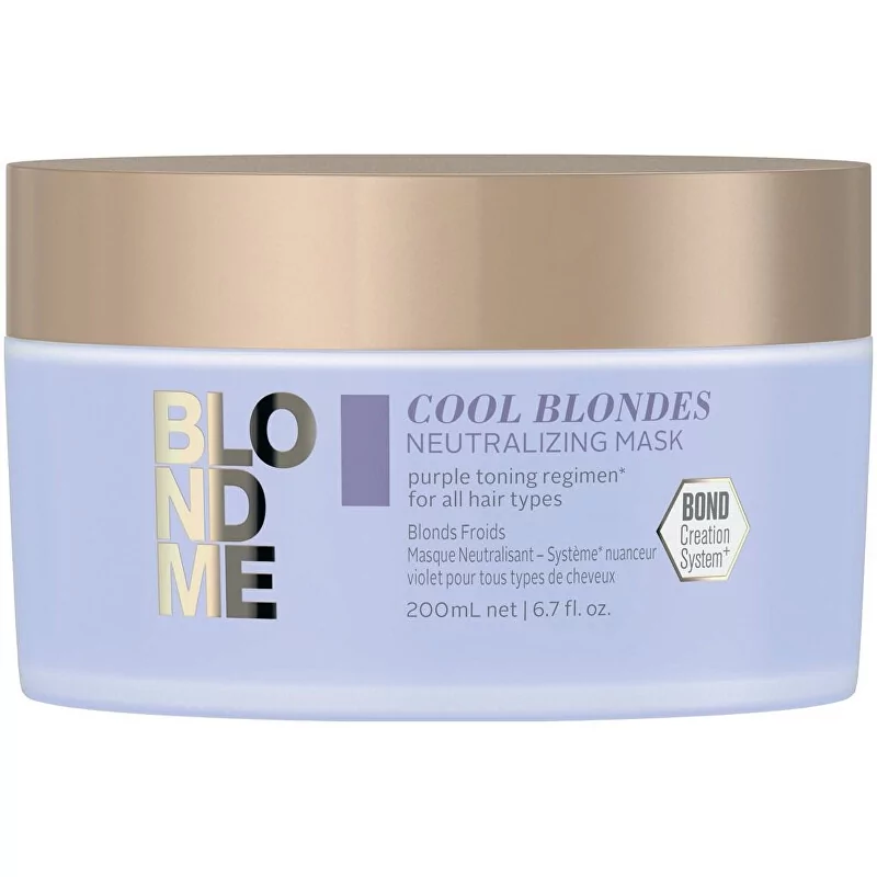 Vyživující maska neutralizující žluté tóny Cool Blondes (Neutralizing Mask) Schwarzkopf Professional - 200 ml