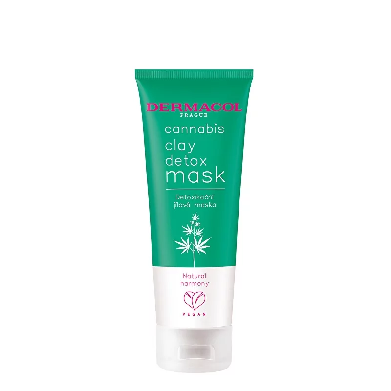 Detoxikační jílová maska s konopným olejem Cannabis (Clay Detox Mask) Dermacol - 100 ml