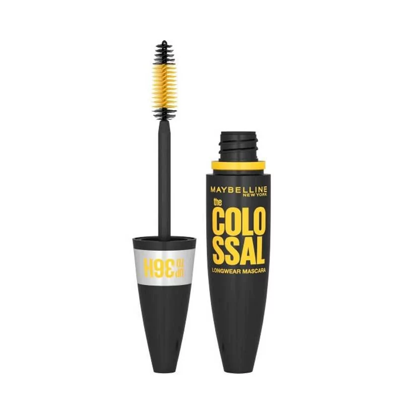 Objemová řasenka The Colossal Longwear 36H Maybelline / Odstín: Black - 10 ml