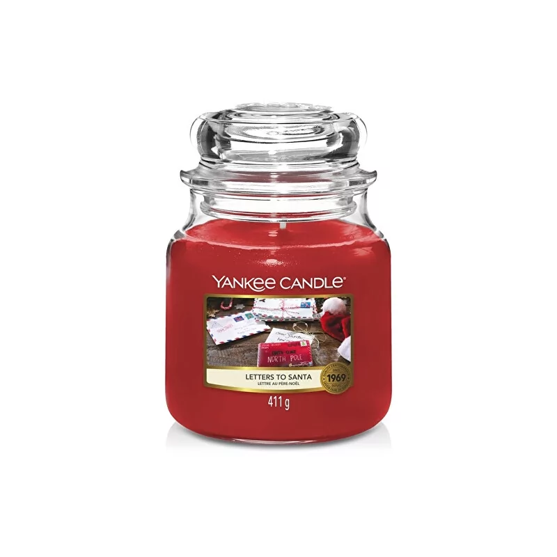 Aromatická svíčka Classic střední Letters to Santa Yankee Candle - 411 g