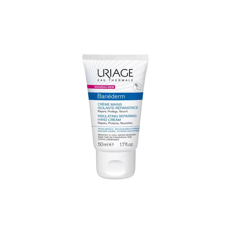 Ochranný a regenerační krém na ruce Bariéderm (Insulating Repairing Hand Cream) Uriage - 50 ml