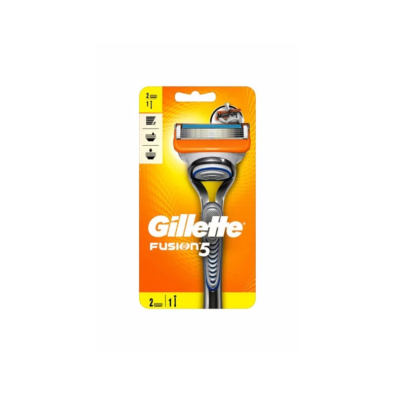 Holicí strojek Gillette Fusion + náhradní hlavice Gillette - 2 ks