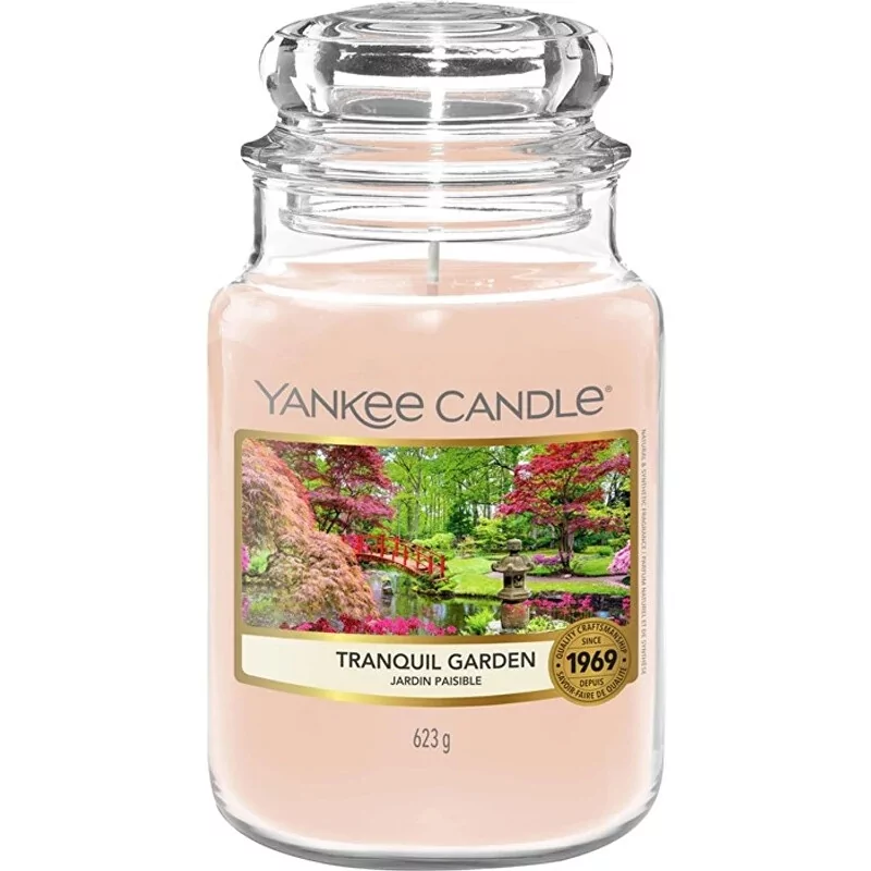 Aromatická svíčka velká Tranquil Garden Yankee Candle - 623 g