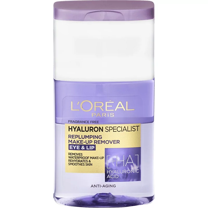 Dvoufázový odličovač očí a rtů s kyselinou hyaluronovou Hyaluron Specialist L´Oréal Paris - 125 ml