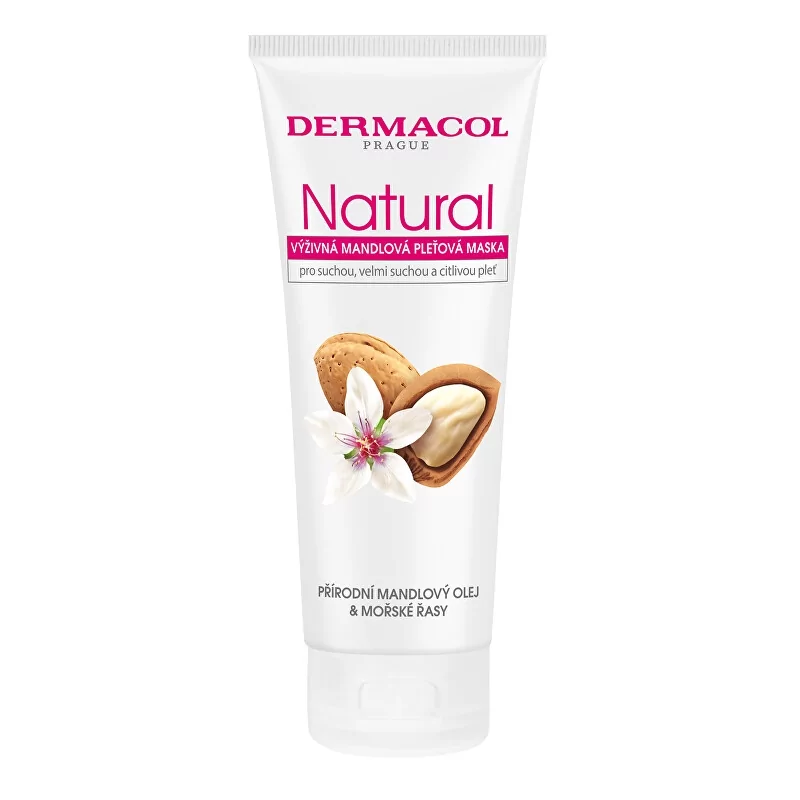 Vyživující mandlová pleťová maska Natural (Almond Face Mask) Dermacol - 100 ml