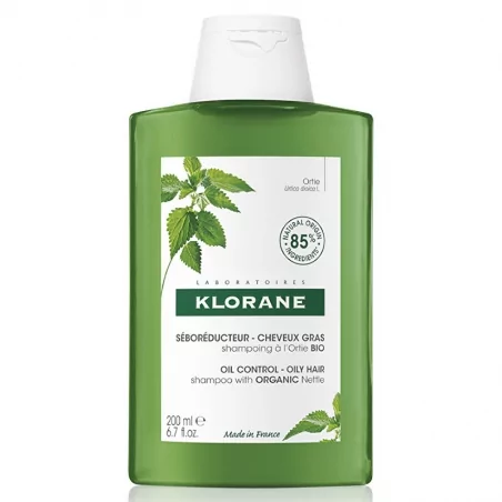 Šampon pro mastné vlasy Kopřiva (Shampoo With Nettle) Klorane - 200 ml