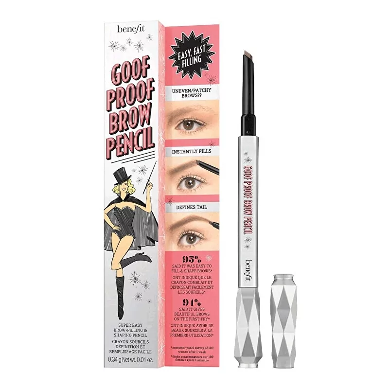 Tužka na obočí Goof Proof Brow (Eyebrow Pencil) Benefit / Odstín: 2 Warm Golden Blonde - 0,34 g