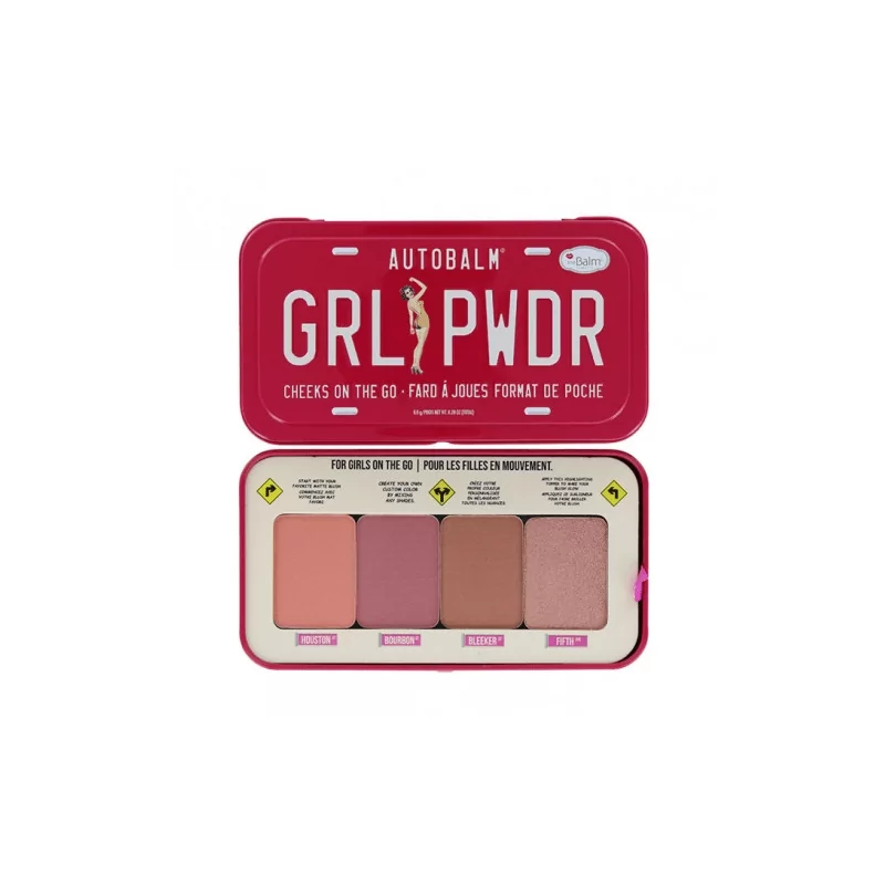 Paletka tvářenky a rozjasňovač GRL PWDR theBalm - 8 g