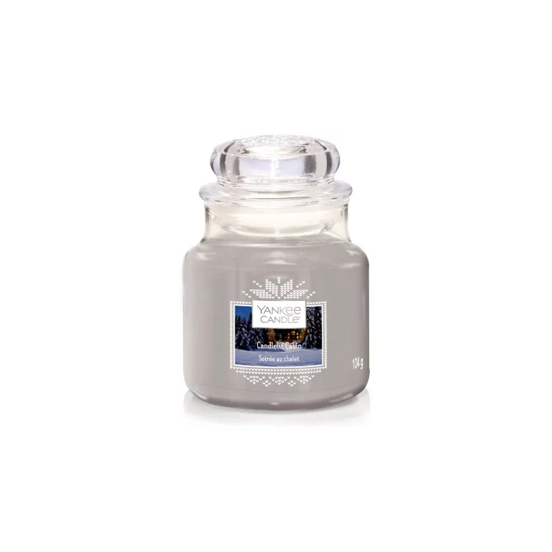 Vonná svíčka Classic malý Candlelit Cabin Yankee Candle - 104 g