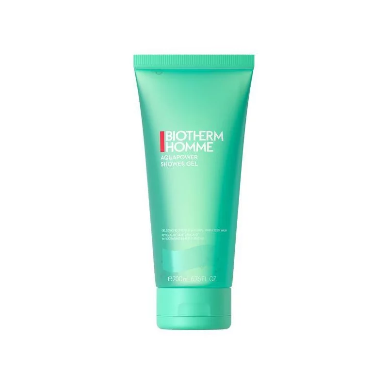 Osvěžující a detoxikační sprchový gel na tělo a vlasy Homme Aquapower (Shower Gel) Biotherm - 200 ml