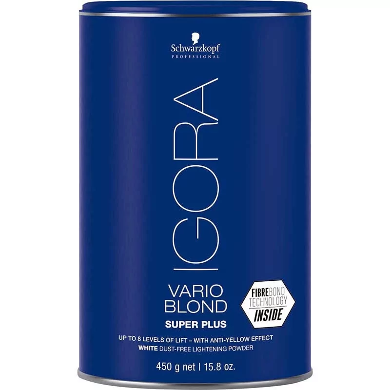 Bílý odbarvovací pudr IG Vario Blond Light Super Plus (White Dust-Free Lightening Powder) Schwarzkopf Professional - 450 g