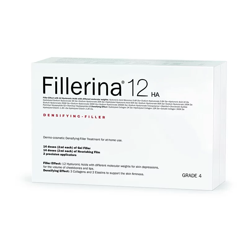 Péče s vyplňujícím účinkem stupeň 4 12 HA (Filler Treatment) Fillerina - 2 x 30 ml