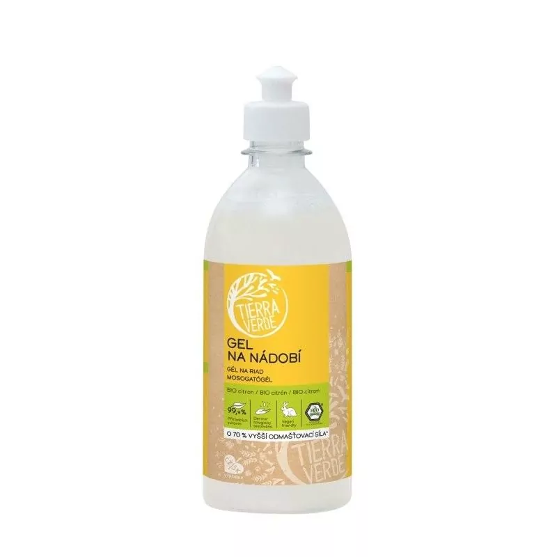 Gél na riad s citrónovou silicou BIO Tierra Verde - 500 ml