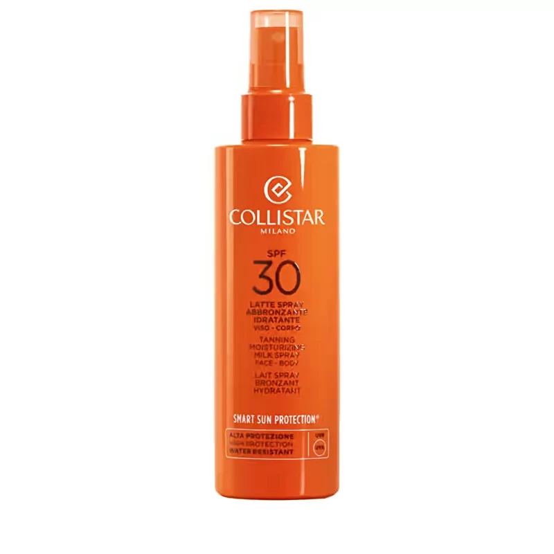 Ochranné mléko ve spreji urychlující proces opalování SPF 30 (Tanning Moisturizing Milk Spray) Collistar - 200 ml