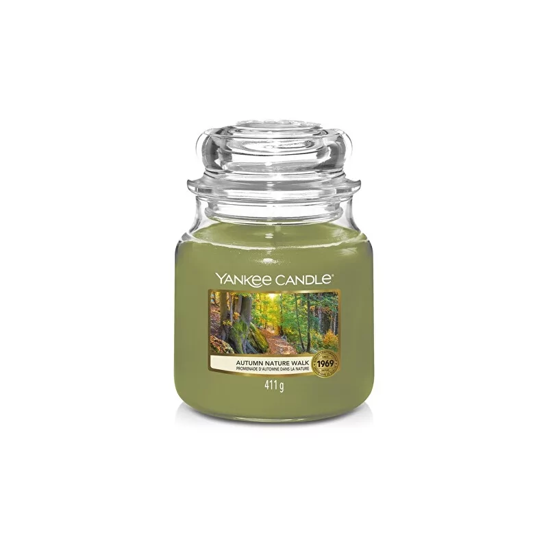 Aromatická svíčka Classic střední Autumn Nature Walk Yankee Candle - 411 g