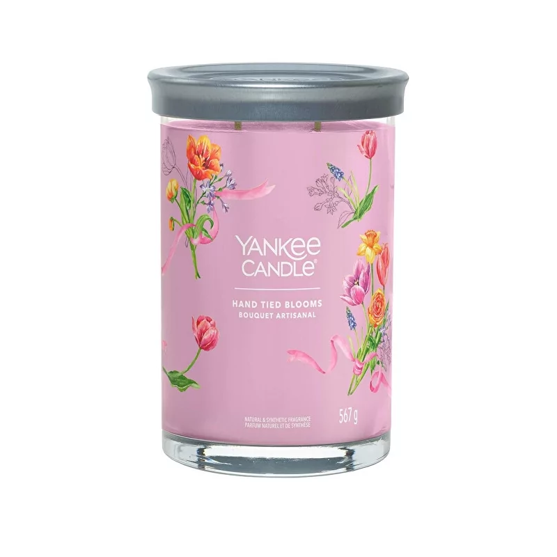 Aromatická svíčka Signature tumbler velký Hand Tied Blooms Yankee Candle - 567 g