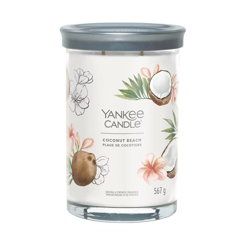 Aromatická svíčka Signature tumbler velký Coconut Beach Yankee Candle - 567 g