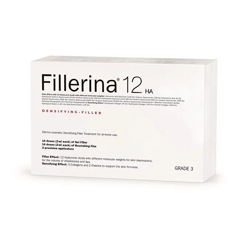 Péče s vyplňujícím účinkem stupeň 3 12HA (Filler Treatment) Fillerina - 2 x 30 ml