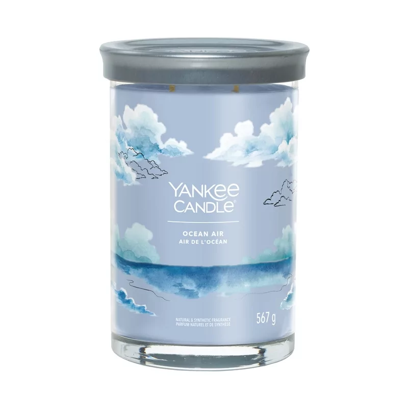 Aromatická svíčka Signature tumbler velký Ocean Air Yankee Candle - 567 g