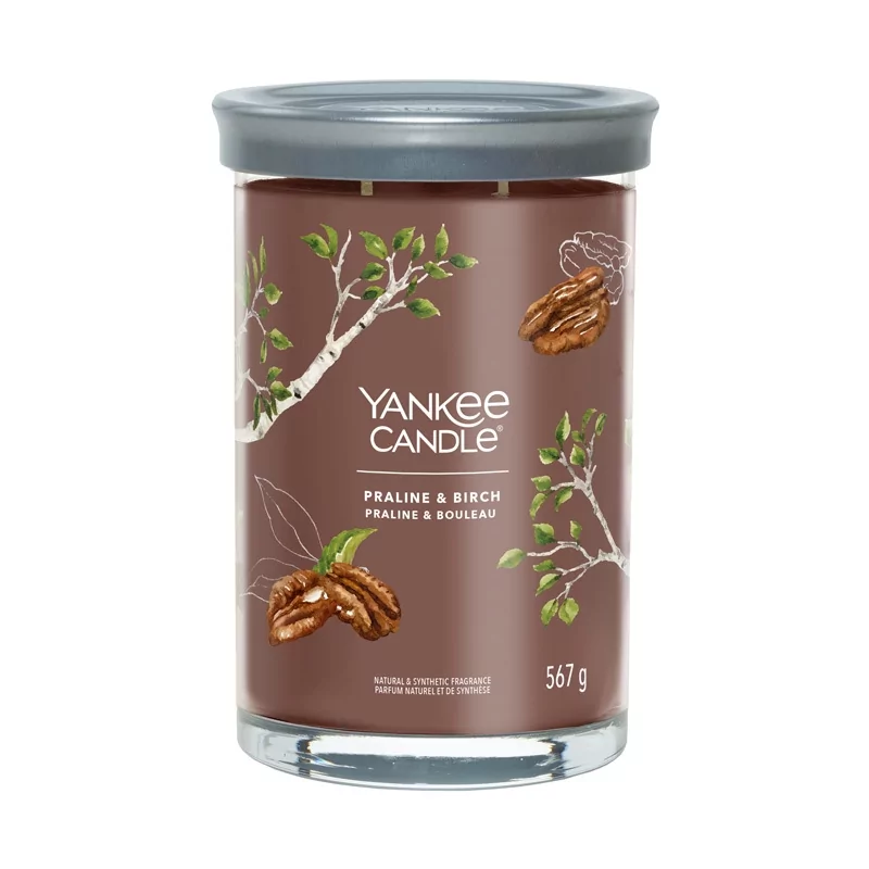 Aromatická svíčka Signature tumbler velký Praline & Birch Yankee Candle - 567 g