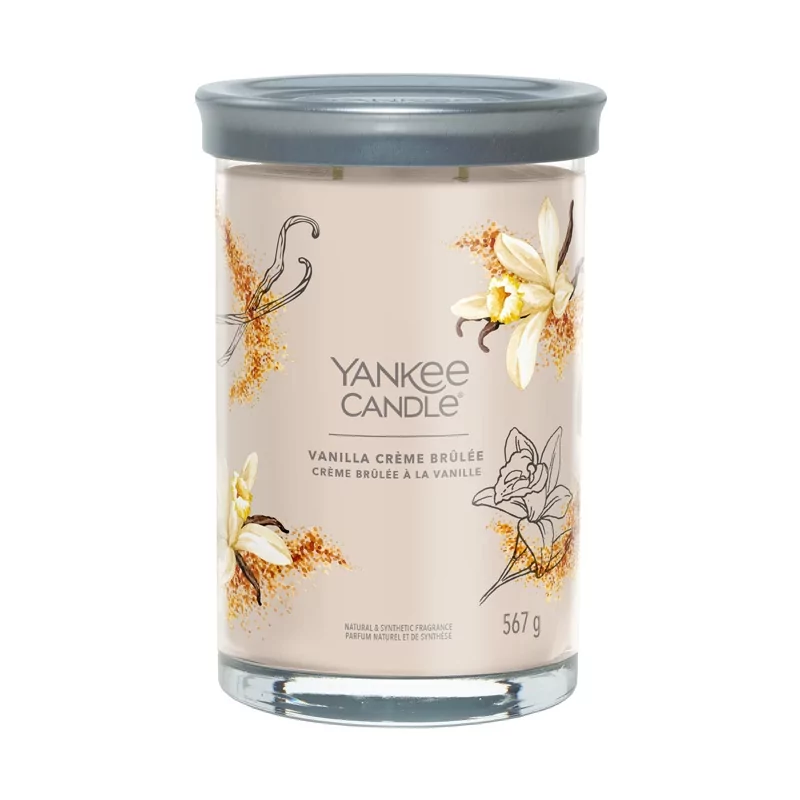 Aromatická svíčka Signature tumbler velký Vanilla Creme Brulée Yankee Candle - 567 g