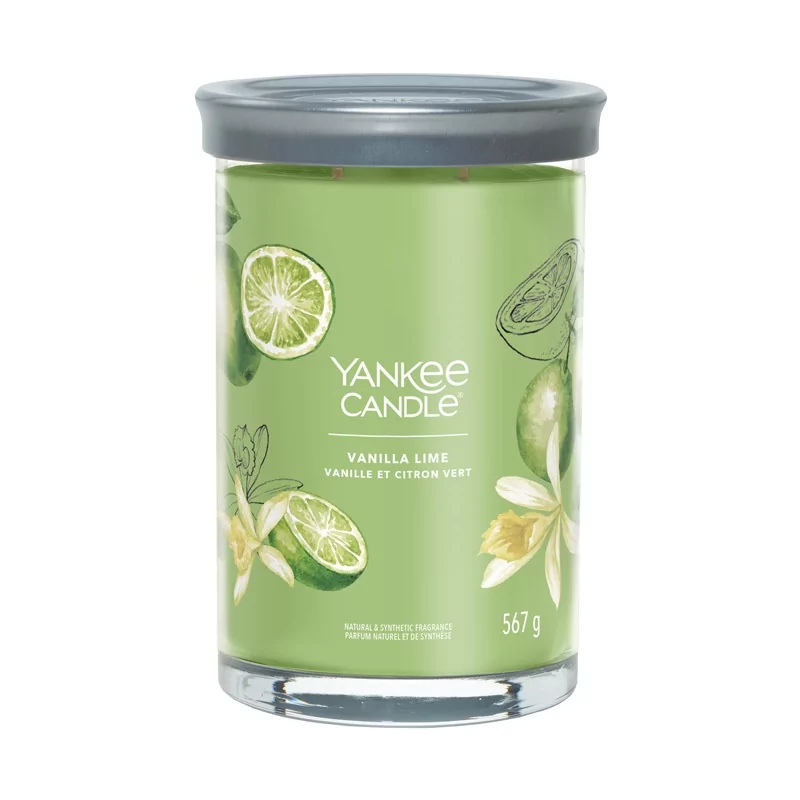 Aromatická svíčka Signature tumbler velký Vanilla Lime Yankee Candle - 567 g