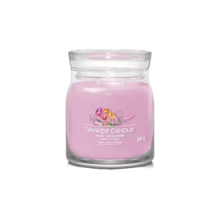 Aromatická svíčka Signature sklo střední Hand Tied Blooms Yankee Candle - 368 g