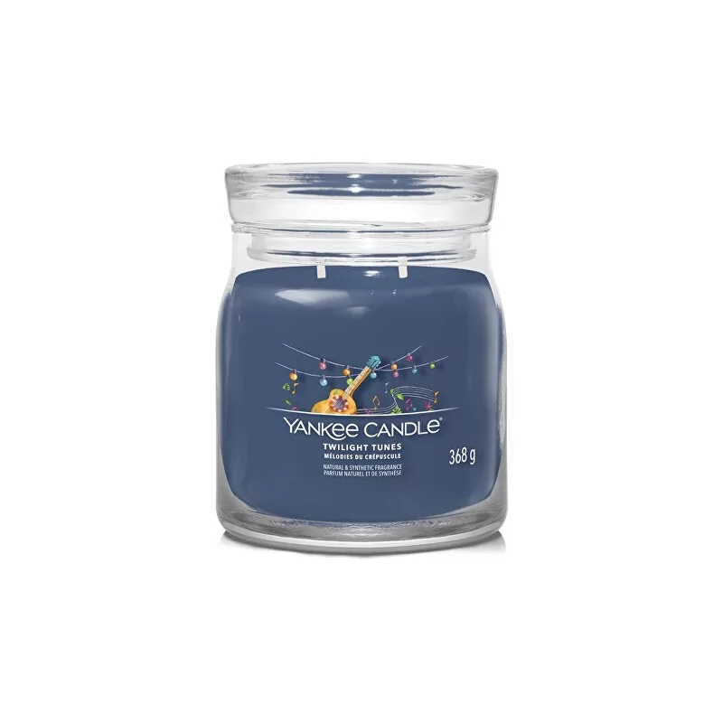 Aromatická svíčka Signature sklo střední Twilight Tunes Yankee Candle - 368 g