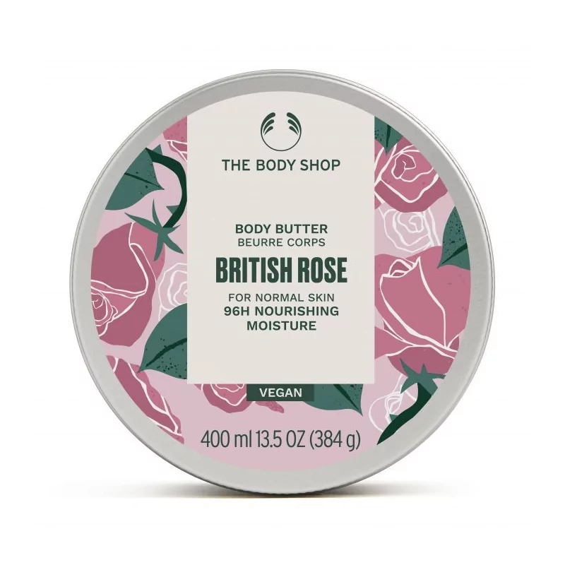 Tělové máslo pro normální pokožku British Rose (Body Butter) The Body Shop - 200 ml