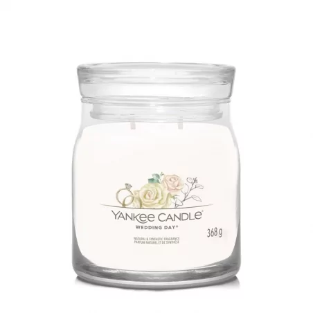 Aromatická svíčka Signature sklo střední Wedding Day Yankee Candle - 368 g