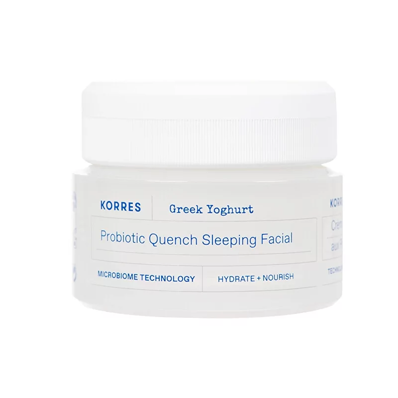 Hydratační noční krém s probiotiky Greek Yoghurt (Probiotic Quench Sleeping Facial) Korres - 40 ml