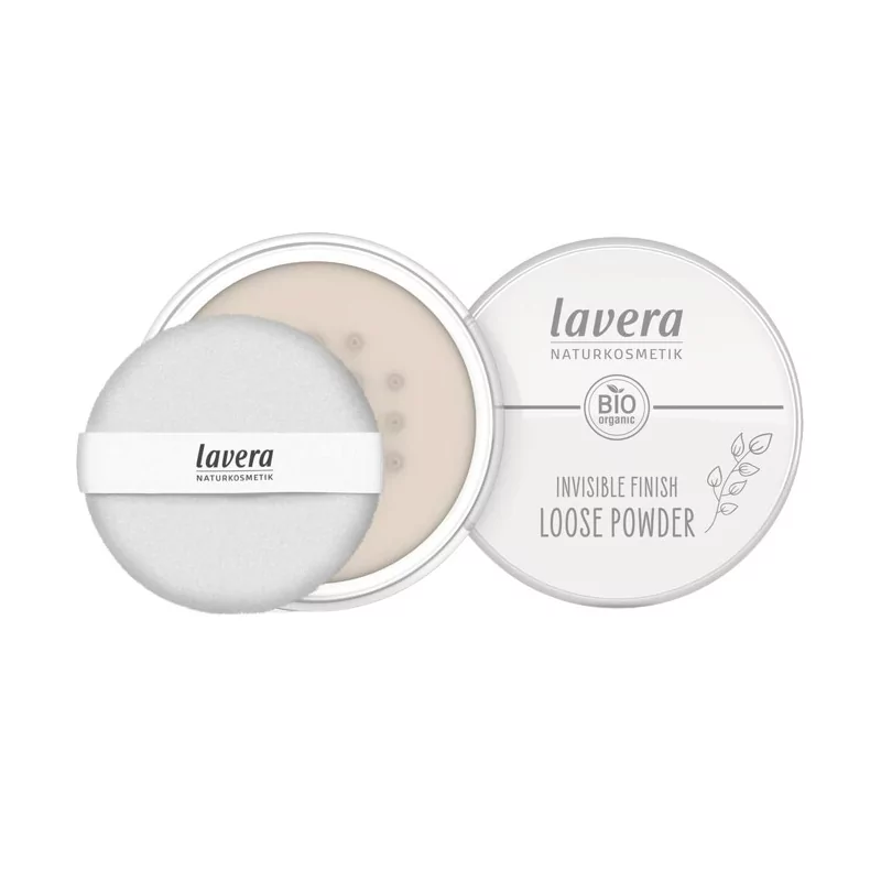 Jemný sypký pudr Invisible Finish (Loose Powder) Lavera / Odstín: Transparent - 11 g