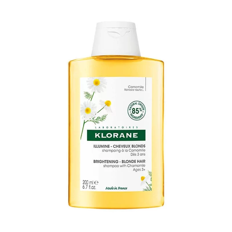 Šampon pro blond vlasy Heřmánek (Brightening Blond Hair Shampoo) Klorane - 200 ml