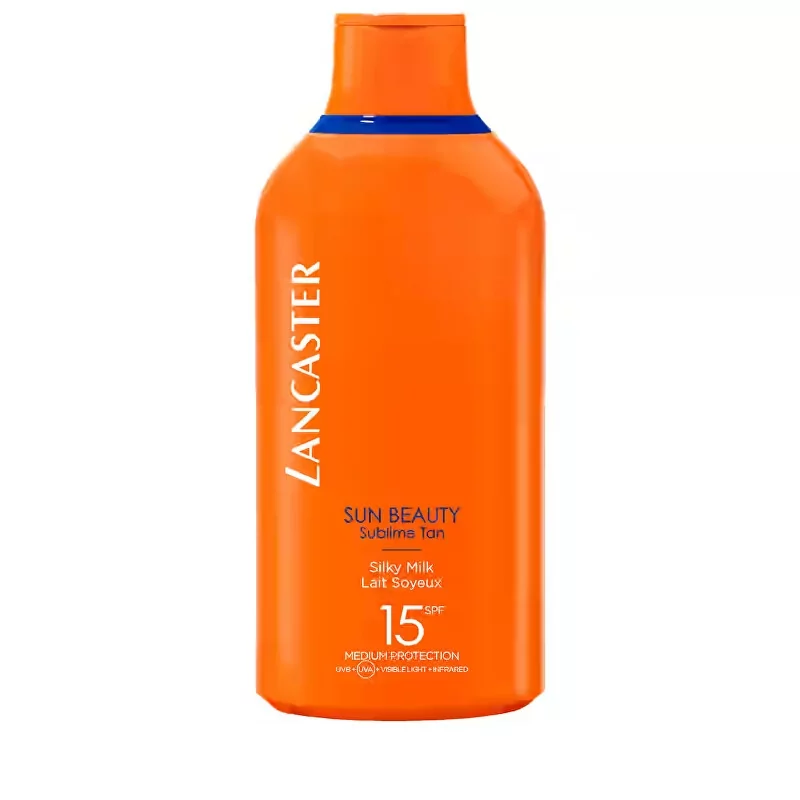 Mléko na opalování SPF 15 Sun Beauty (Silky Milk) Lancaster - 400 ml